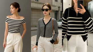 Áo kẻ ngang – “vũ khí” mặc đẹp mùa thu, diện là xinh, không bao giờ lỗi mốt