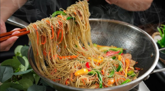 Xào miến thêm thứ này, sợi miến tơi ngon, không vón cục, không nát
