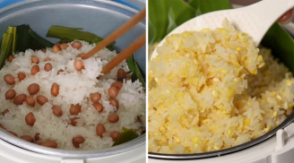 Cách nấu xôi bằng nồi cơm điện ngon dẻo