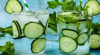Uống nước thêm vài lát dưa chuột, cơ thể nhận được 4 lợi ích tuyệt vời này