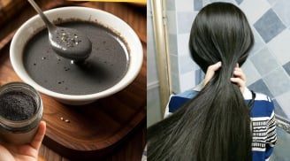 Cách nấu bột đậu đen pha mè đen giúp tóc dày, ngăn bạc sớm, ngoài 50 tuổi tóc vẫn đen bóng