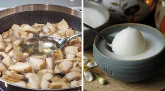 Rán mỡ lợn thêm thứ này, thành phẩm trắng thơm, để lâu không mốc hỏng