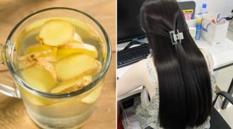 5 cách dùng gừng gội đầu, ủ tóc giúp tóc con mọc nhanh, giảm rụng