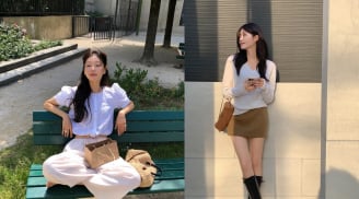 Muốn đạt điểm 10 thanh lịch và sang chảng nàng đừng bỏ qua các cách mix màu trắng và be sau