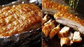 3 mẹo làm heo quay có lớp bì vàng ruộm, giòn rụm, ngon hơn ngoài hàng