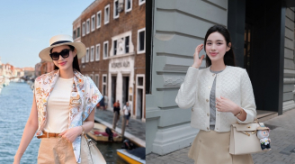 Chẳng cần cầu kỳ, Đỗ Hà ăn diện đơn giản vẫn luôn sang chảnh