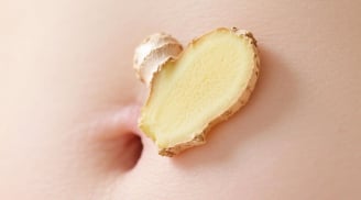 Đắp gừng lên rốn trước khi đi ngủ, cơ thể nhận được 4 lợi ích tuyệt vời