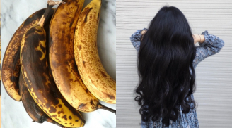 Mẹo ủ tóc bằng chuối chín thâm đen vừa tiết kiệm, vừa giúp tóc giảm rụng, nhanh dài