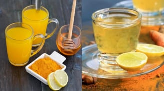 Cách uống nước chanh nghệ buổi sáng thải độc gan thận, không gây sót ruột, hại dạ dày