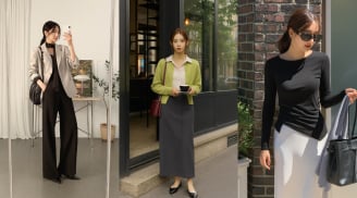 Chỉ cần 5 món đồ tối màu này, ai cũng trông sang và thon gọn hơn hẳn trong mùa lạnh