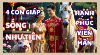 Từ mai 15/10, 4 con giáp sướng như tiên: Tiền - Tình - May Mắn đều tới