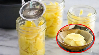 Cách dùng gừng ngâm giấm hết trào ngược, đau dạ dày