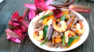 Cách làm 5 món ăn ngon và dễ làm từ cọng hoa súng ngon