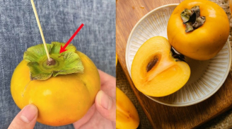 Vì sao nên dùng tăm nhọn chọc vào hồng giòn trước khi ăn?