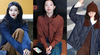 Xanh lam + nâu là combo đúng chuẩn không khí thu lãng mạn