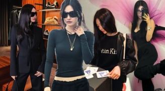 Mỹ nhân aespa chinh phục sắc đen, mỗi lần xuất hiện đều gây bão