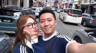 Trấn Thành 'khóa môi' Hari Won đầy ngọt ngào trong hậu trường