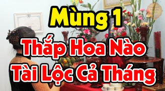 4 loại hoa thắp hương Mùng 1 'lộc' hơn cúc vàng, vận hên cả tháng