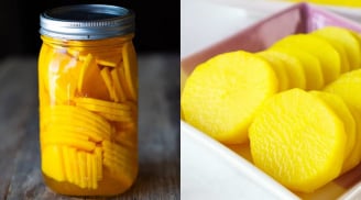 Mẹo làm củ cải vàng muối chua ngọt Hàn Quốc giòn ngon, thành công ngay từ lần đầu