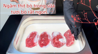 Ướp thịt bò cho thêm 1 thứ, thịt mềm tan, gấp đôi dinh dưỡng