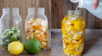 Ngâm vỏ chanh trong giấm, có ngay một loại nước đặc biệt, công dụng cực kỳ hữu ích