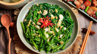 Xào rau muống chỉ cần thêm 1 thìa nước quả này: Rau giòn xanh, không bị thâm