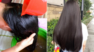 Mùa đông gội đầu bằng 2 loại nước này, tóc đen bóng, giảm rụng