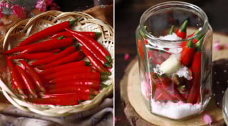 Mẹo bảo quản ớt tươi cả năm không hỏng, giữ nguyên hương vị như mới hái