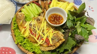 Cách làm cá diêu hồng chiên xoài bằm mắm chua ngọt, đậm vị miền Tây