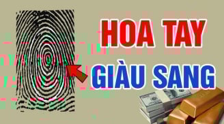 Đếm số hoa tay, ra đúng số này Tiền tiêu không hết, số sướng đến già