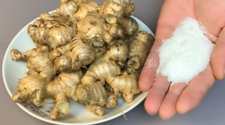 Mẹo bảo quản gừng cả năm không mọc mầm, thơm ngon như mới