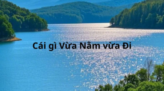 Cái gì vừa nằm vừa đi?