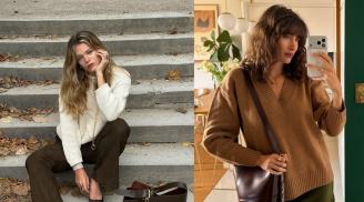 5  kiểu áo len mà phụ nữ Pháp luôn ưu tiên, vừa đơn giản, vừa toát lên khí chất sang trọng