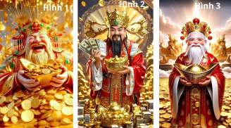 Trắc nghiệm: Chọn 1 trong 3 hình Thần Tài để biết chỉ số may mắn, giàu có của bạn từ nay tới Tết
