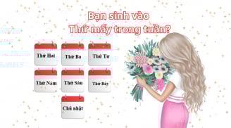 Quiz: Bạn sinh vào thứ mấy trong tuần? Điều đó tiết lộ gì về cuộc sống, vận may và tính cách của bạn?