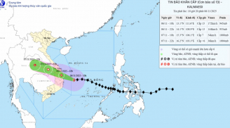 Cập nhật Bão số 13 Kalmaegi đang đi nhanh thẳng tiến Đất liền, tối và đêm nay khu vực này mưa lớn