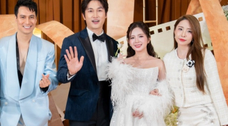 Quỳnh Nga  và Việt Anh hiếm hoi cùng xuất hiện sau tin đồn đi khám thai