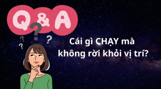 Đố vui: Cái gì Chạy mà không rời khỏi vị trí?