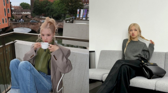 Rosé diện đồ rất đơn giản nhưng cực kỳ bắt mắt