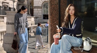 Gợi ý mix áo len và quần jeans đẹp bất bại mùa lạnh