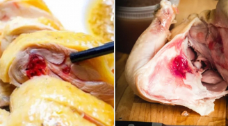 Mẹo luộc luộc thịt gà mềm ngọt, không bị đỏ xương