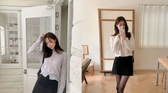 10 cách phối chân váy ngắn giúp phong cách mùa đông trở nên tươi mới, trẻ trung hơn