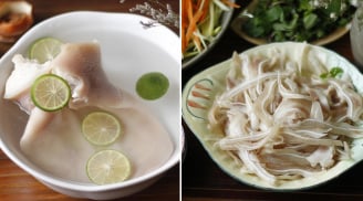 2 mẹo luộc tai heo trắng giòn, không hôi