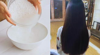 Cách gội đầu bằng nước vo gạo giúp tóc sạch gầu, đen mượt, tóc con mọc lên tua tủa