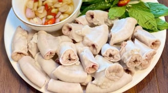 Luộc lòng lợn thêm loại gia vị này, miếng lòng giòn sần sật, trắng phau, không bị hôi