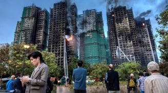 Thảm hoạ chung cư Hồng Kông: 94 người thiệt mạng - cháy lan dữ dội, tầng cao vẫn ngập lửa