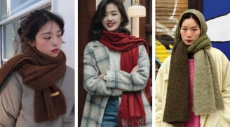 Áo khoác + khăn choàng - combo thời thượng, sang trọng