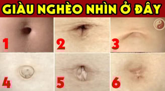 Nhìn tướng rốn 3 giây biết tương lai giàu sang hay nghèo khổ