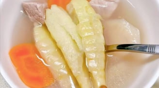 Cách làm canh dong trắng, củ mài và thịt nạc lạ miệng, ngon ngọt khó cưỡng