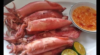 Cách hấp mực trứng ngon không tanh